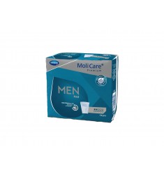 Molicare® Premium Men Pad επίθεμα ελαφράς ακράτειας για άντρες, συσκευασία 14 τεμαχίων, 2 σταγόνες.