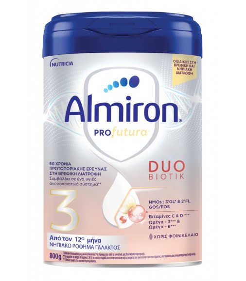 Nutricia Γάλα σε Σκόνη Almiron Profutura 3 για 12+ Μηνών 800gr