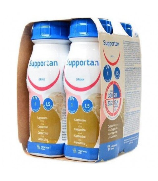 Supportan Drink - Ειδικό συμπλήρωμα διατροφής για ογκολογικούς ασθενείς. (4Χ200ML)