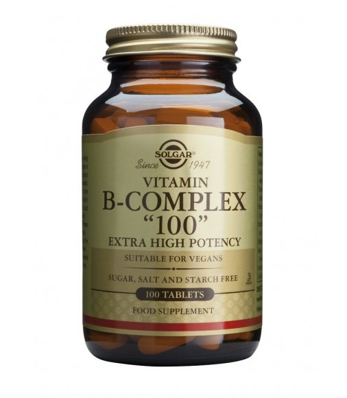 Solgar Βιταμίνη  B-COMPLEX "100" Δοχείο με Φυτοκάψουλες