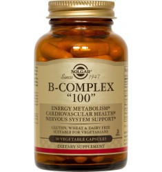 Solgar Βιταμίνη  B-COMPLEX "100" Δοχείο με Φυτοκάψουλες 