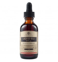 Solgar Βιταμίνη B12 2000μg + B-Complex liquid  59ml 