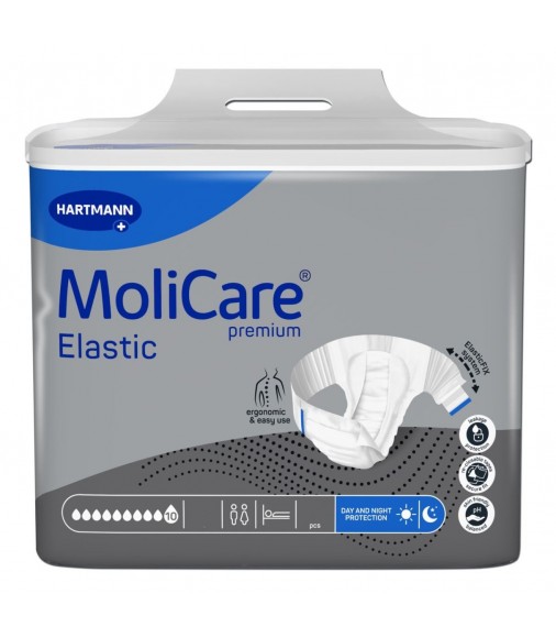 MoliCare® Premium Elastic πάνα νύχτας, 10 σταγόνες