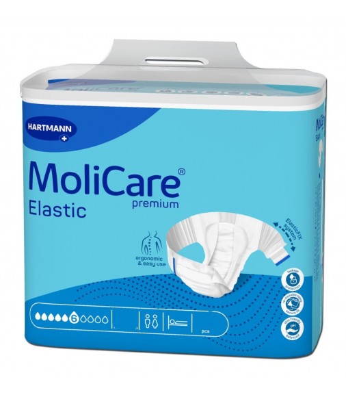 MoliCare® Premium Elastic πάνα ημέρας 6 σταγόνες