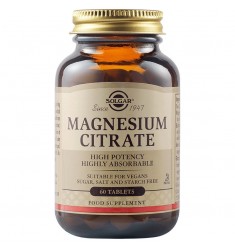 Solgar Citrate Μαγνήσιο 200mg Δοχείο με ταμπλέτες  