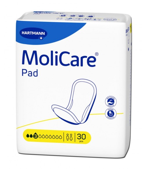 MoliCare Pad - Σερβιέτες ελαφράς ακράτειας σε 3 επίπεδα απορροφητικότητας (30τμχ.)