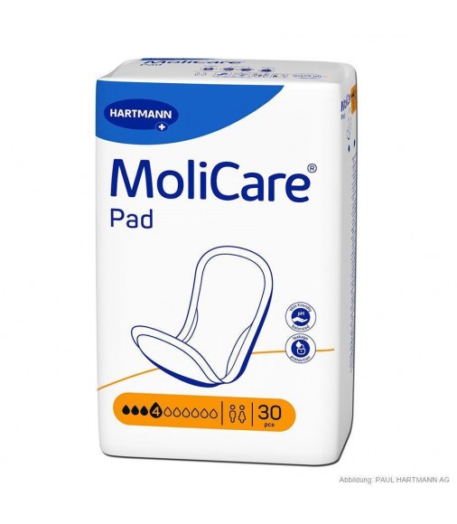 MoliCare Pad - Σερβιέτες ελαφράς ακράτειας σε 3 επίπεδα απορροφητικότητας (30τμχ.)