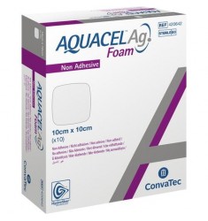Aquacel Foam Ag - Mη κολλητικό αφρώδες επίθεμα με Άργυρο.  