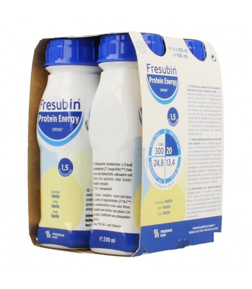 Fresubin® Protein Energy -Υπερπρωτεινικό, υπερθερμιδικό  Συμπλήρωμα Διατροφής (4x200ml.)