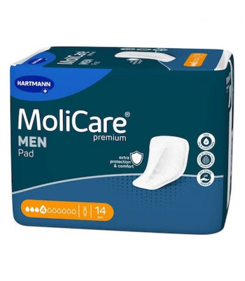 Hartmann Molicare Premium Ανδρικές Σερβιέτες  Ελαφράς Ακράτειας 14τμχ