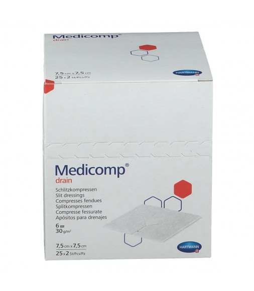 Medicomp  - Aποστειρωμένη γάζα  - μη υφασμένη - φλις 