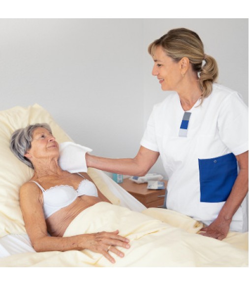 MoliCare Skin Γάντια καθαρισμού. Έτοιμο μπάνιο. Συσκευασία 8 γαντιών για ένα ολοκληρωμένο μπάνιο χωρίς την χρήση νερού.