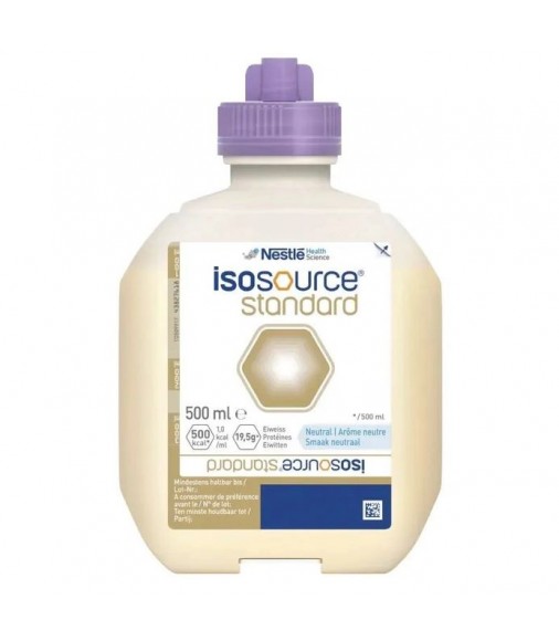 Nestle Isosource Standard - Ανοσοδιατροφή Σε Υγρή Μορφή Για Πλήρη Εντερική Σίτιση Μέσω Καθετήρα12x500ml