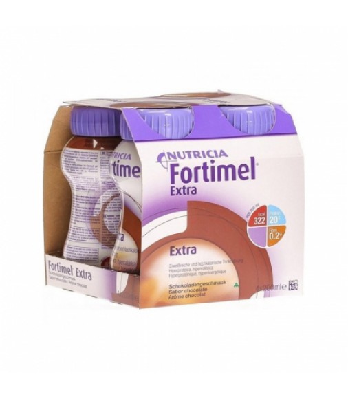 Fortimel 2.0 kcal Extra  - Nutricia - Θρεπτικό Συμπλήρωμα Διατροφής - Πρωτεϊνούχο 4x200ml