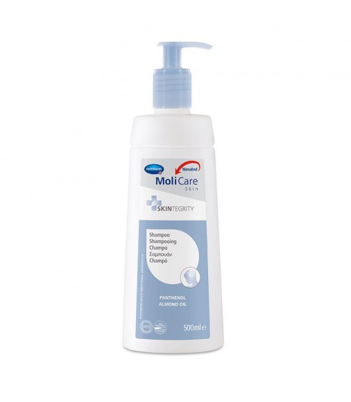  MoliCare Skin Σαμπουάν μαλλιών για βαθύ καθαρισμό και εξουδετέρωση των οσμών. Συσκευασία 500ml.
