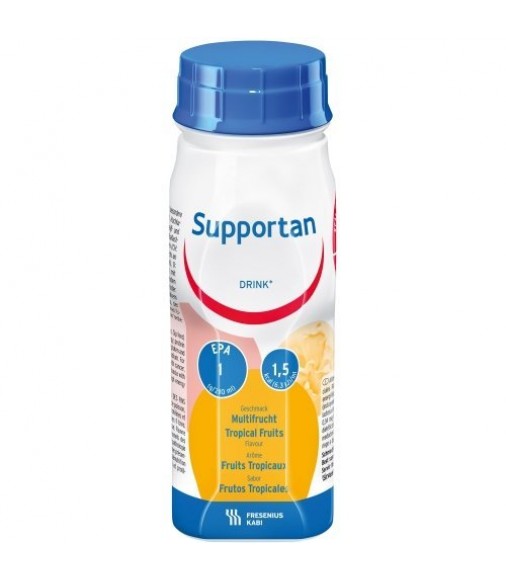 Supportan Drink - Ειδικό συμπλήρωμα διατροφής για ογκολογικούς ασθενείς. (4Χ200ML)