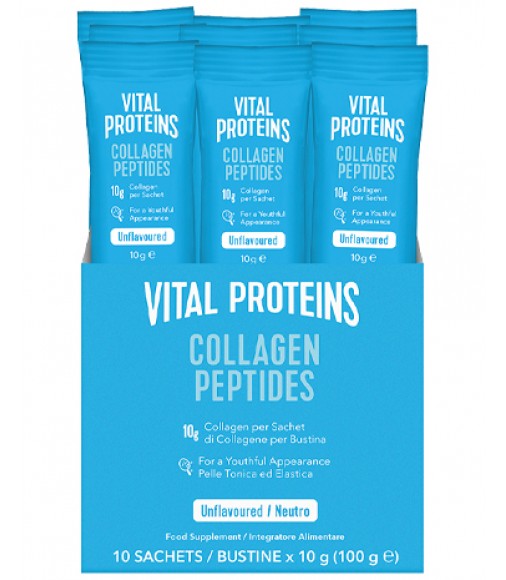 Vital Protein Πεπτίδια Κολλαγόνου. Έτοιμη Δόση σε Φακελάκια 10gr. Συσκευασία με 10 φακελάκια